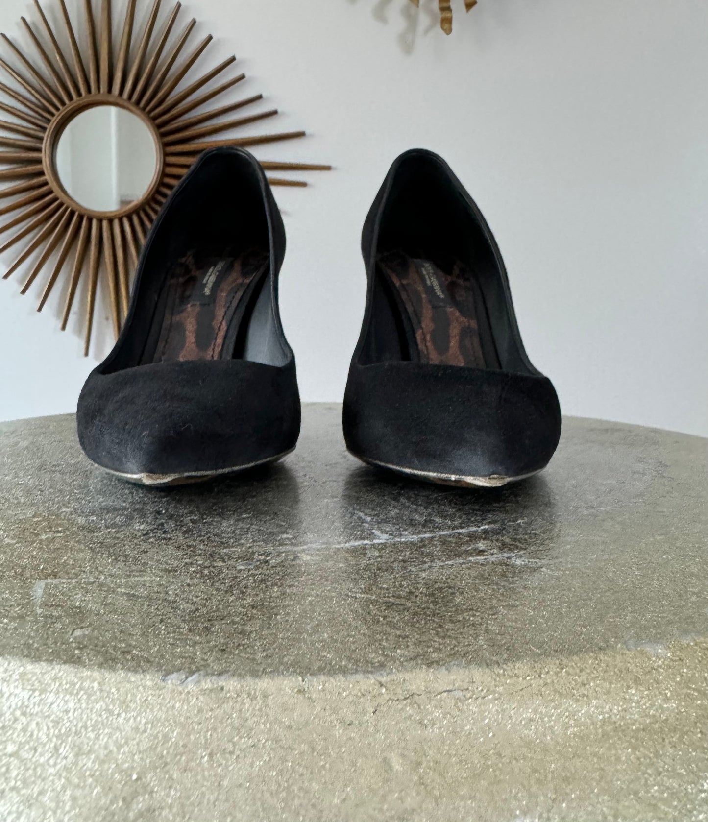 Dolce & Gabbana - Black Suede Scarpa Pumps