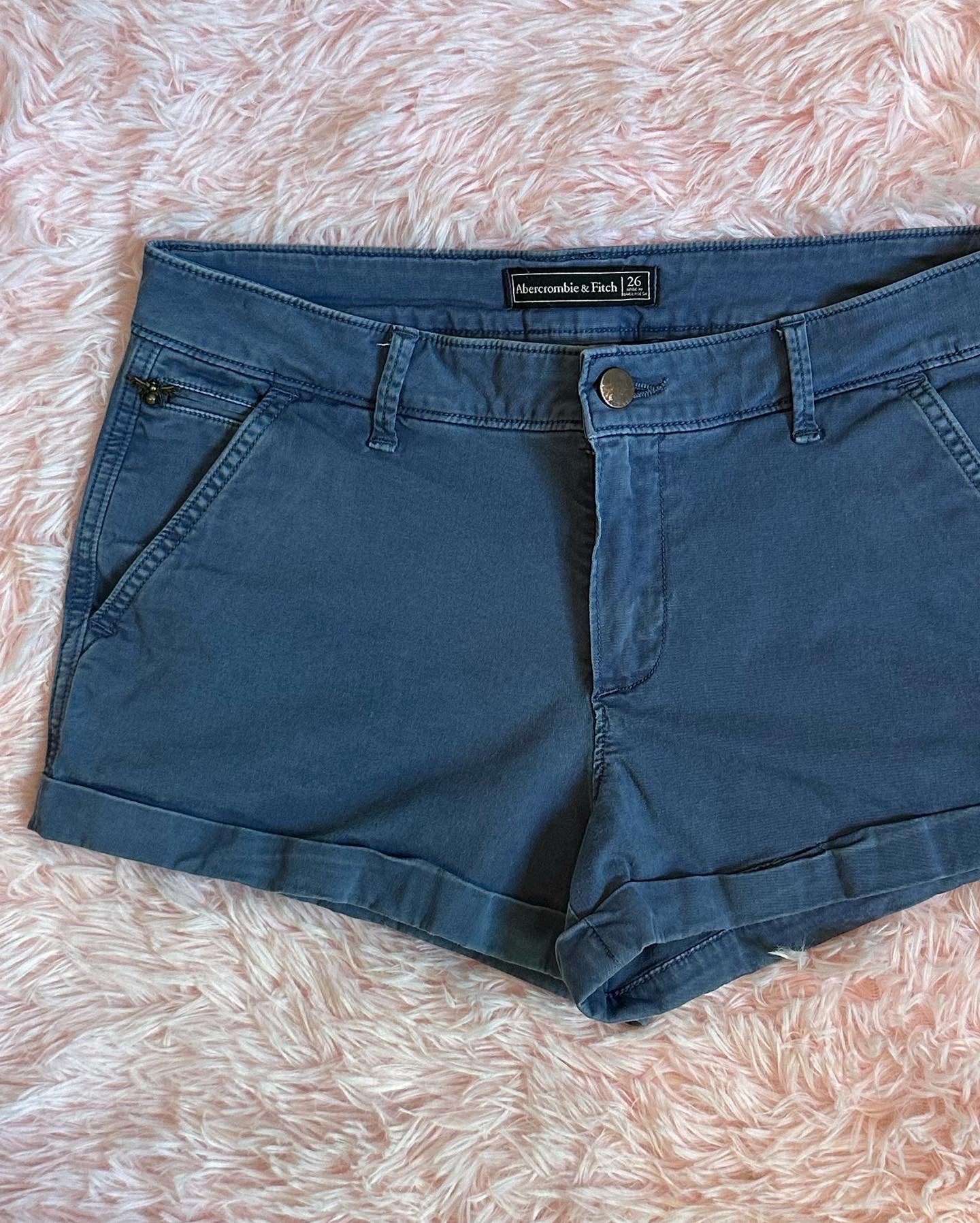 Abercrombie & Fitch - Blue Shorts-Chic Couture Closet ATL