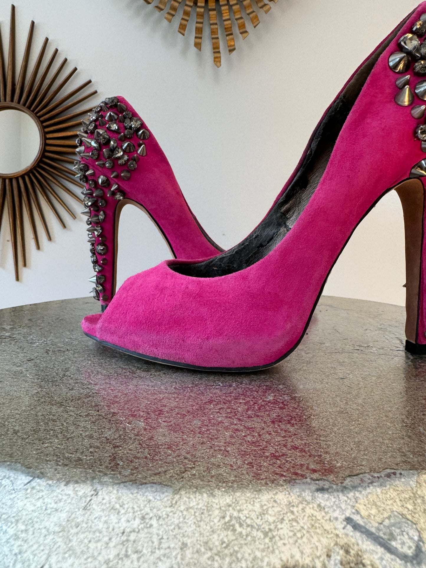 Sam Edelman - Pink Lorissa Studded Heels