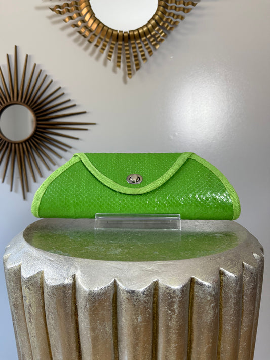 Green Envelope Clutch