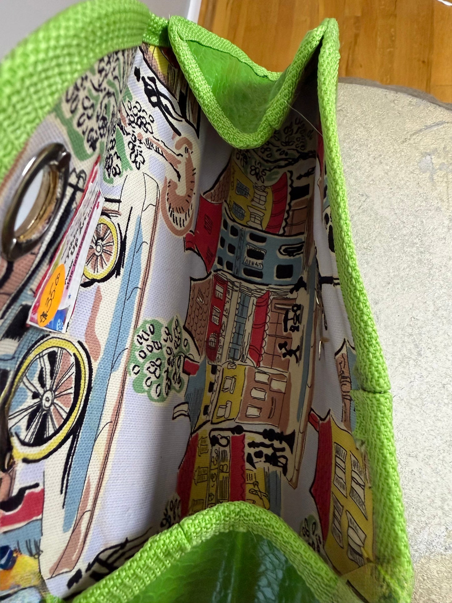 Green Envelope Clutch