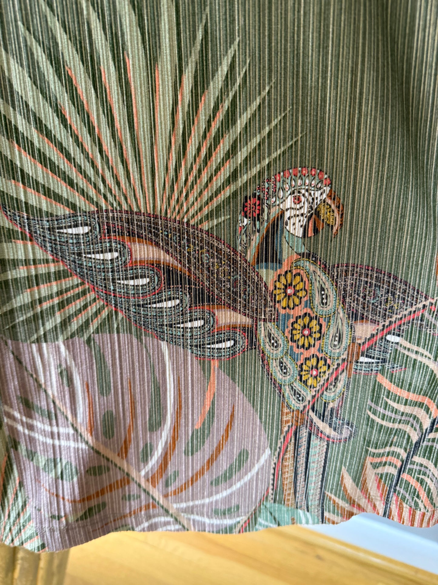Farm Rio - Green Parrot Palazzo Pants