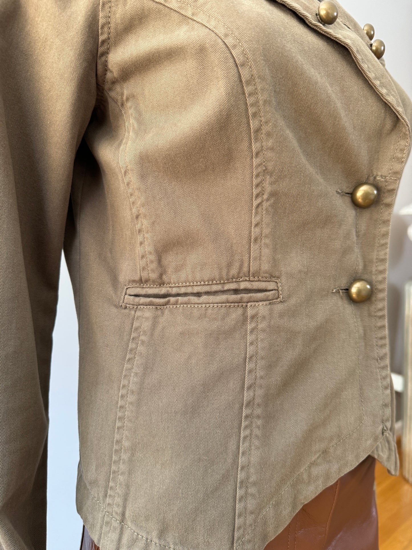 Sanctuary- Green Military Style Jacket