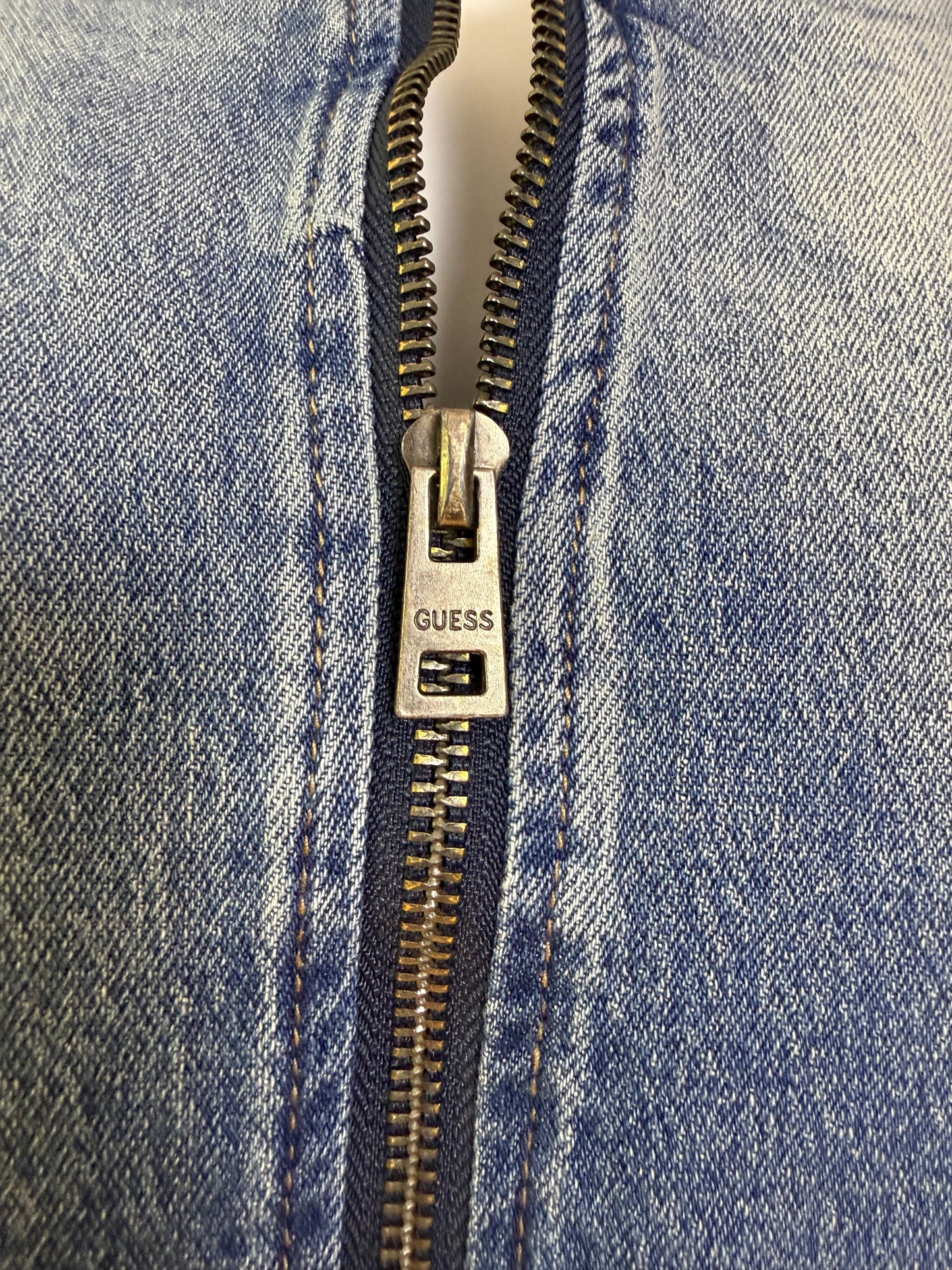 Guess - Blue Bomber Denim Jacket