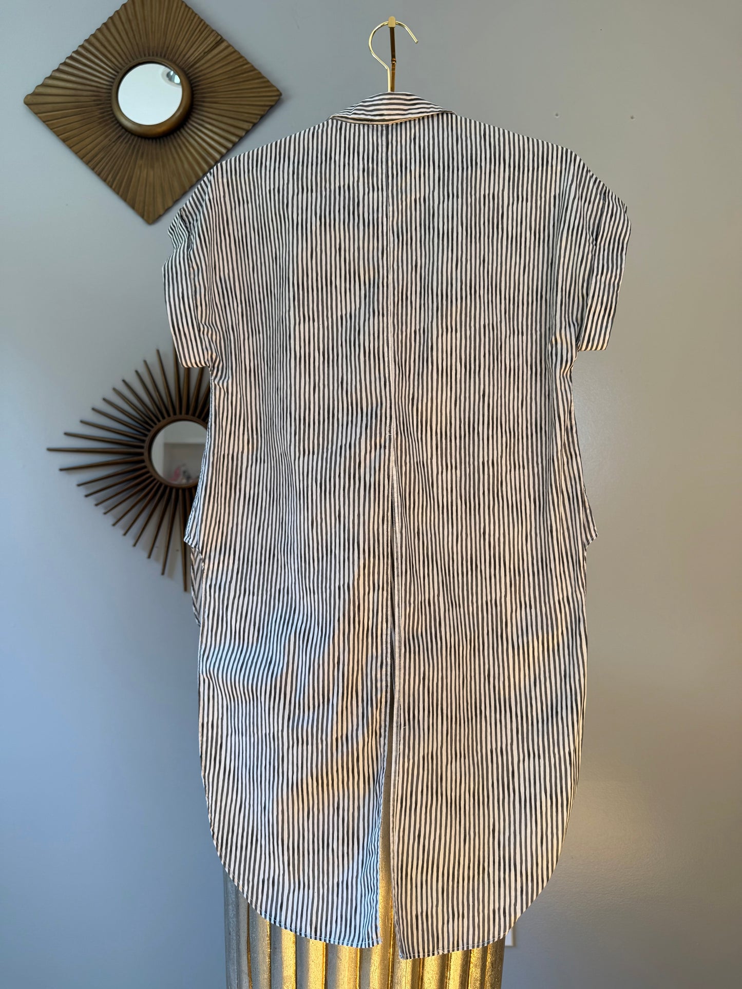 Rag & Bone - Striped Ara Back Tie Shirt