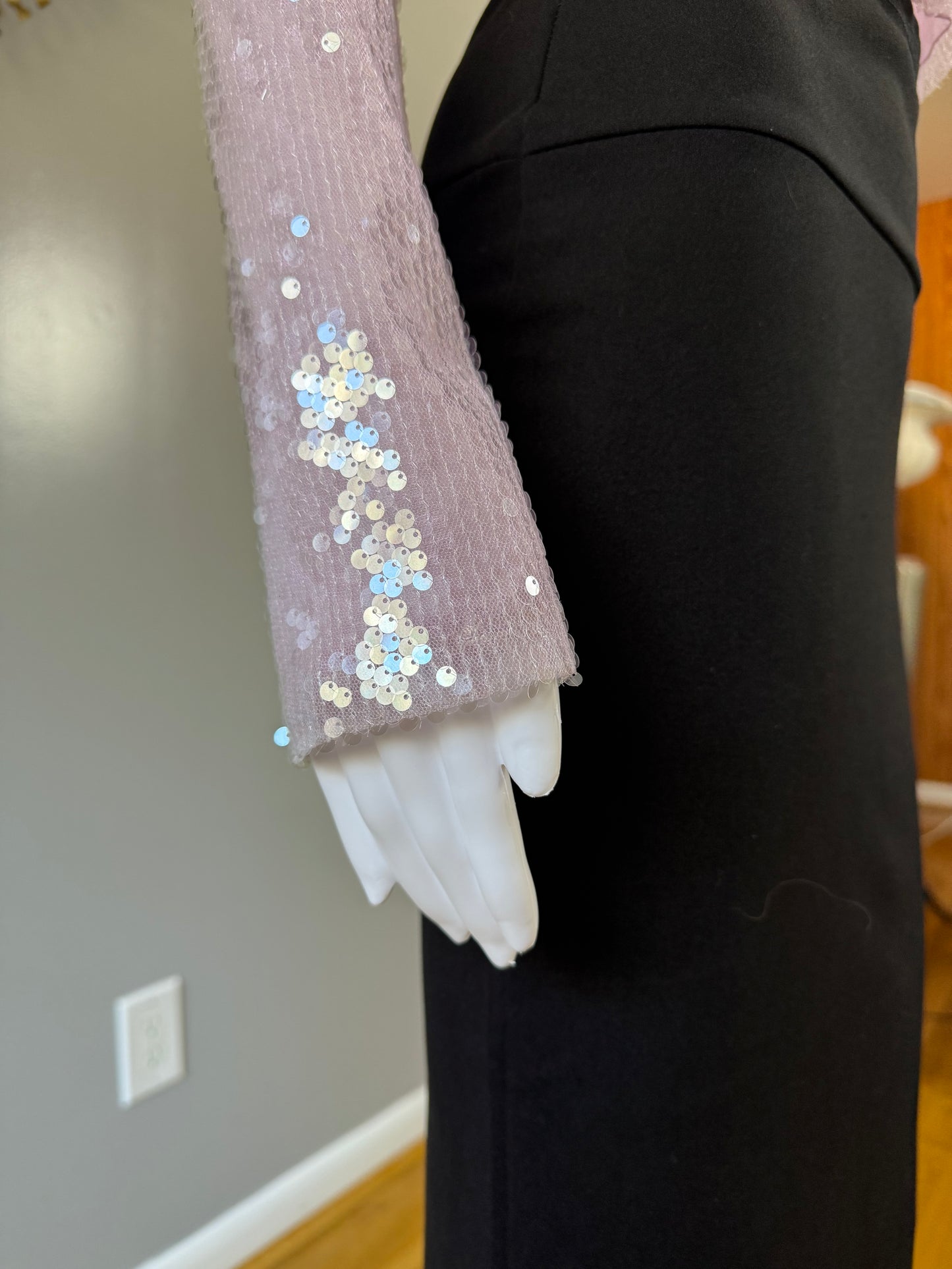 Oh Polly - Lilac Tie Front Crop Top