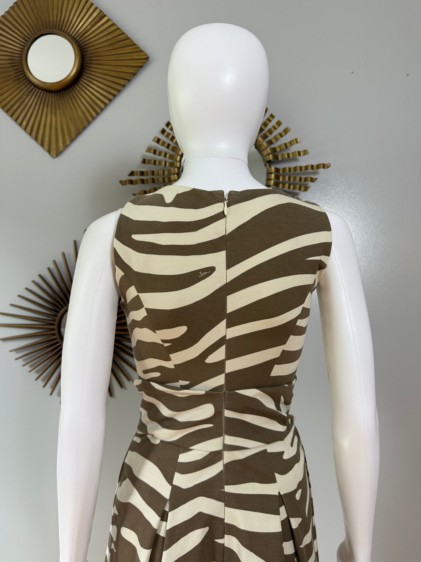 Banana Republic- Brown Zebra Print Dress