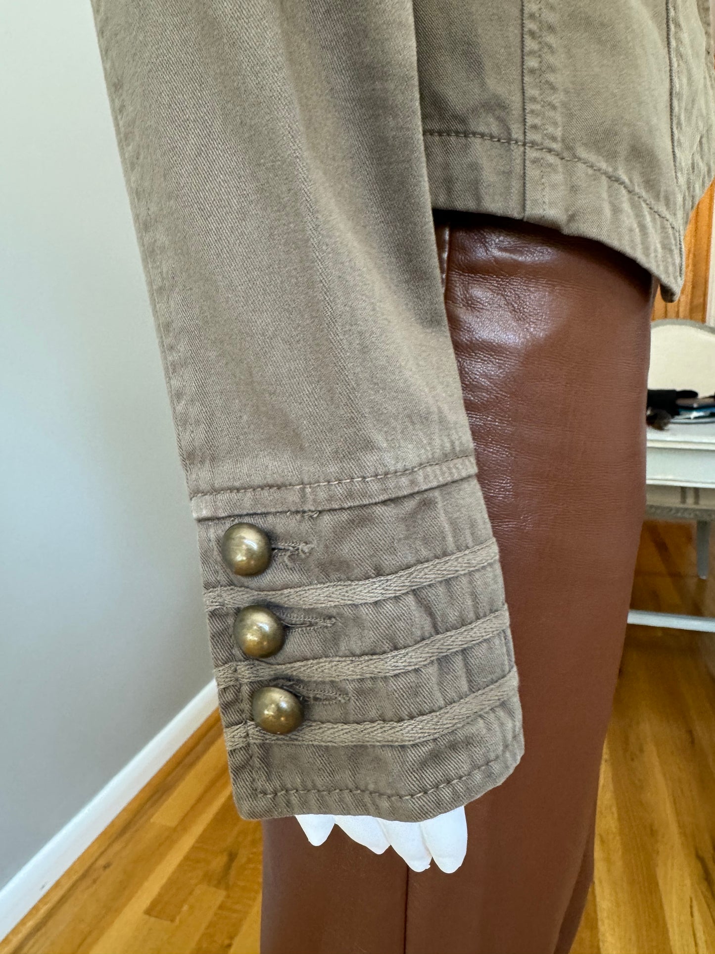 Sanctuary- Green Military Style Jacket