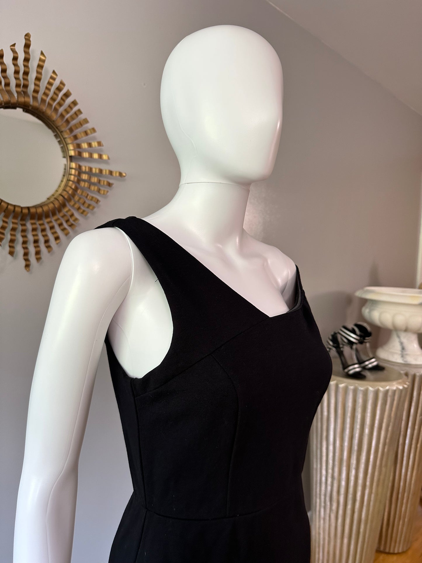 Lulu’s - Black One Shoulder Bodycon Midi Dress