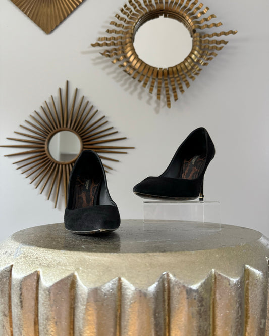 Dolce & Gabbana - Black Suede Scarpa Pumps