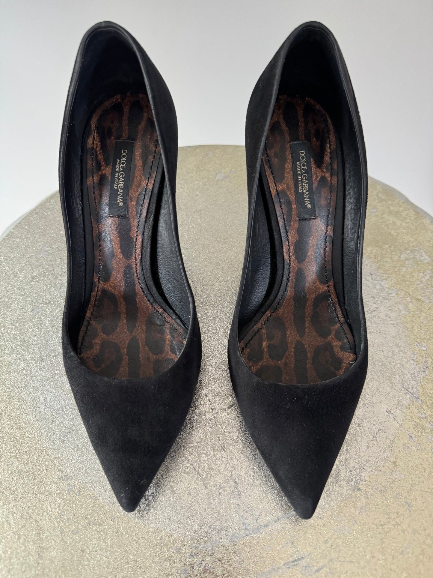 Dolce & Gabbana - Black Suede Scarpa Pumps