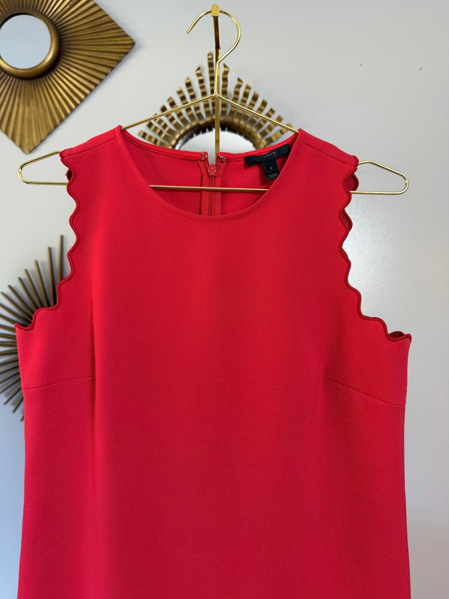 J Crew - Red Sleeveless Top