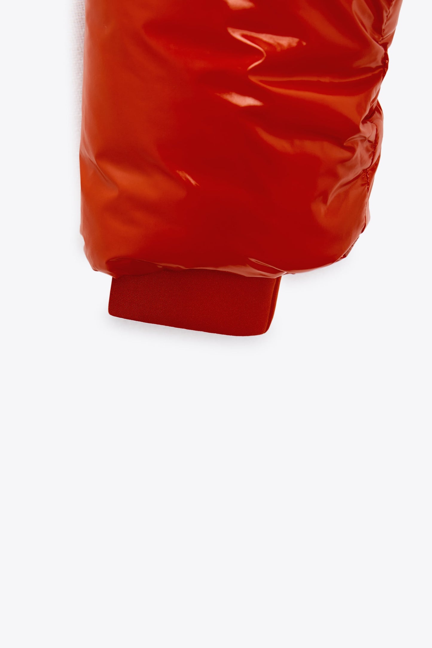 ZARA - Red Crop Puffer Jacket
