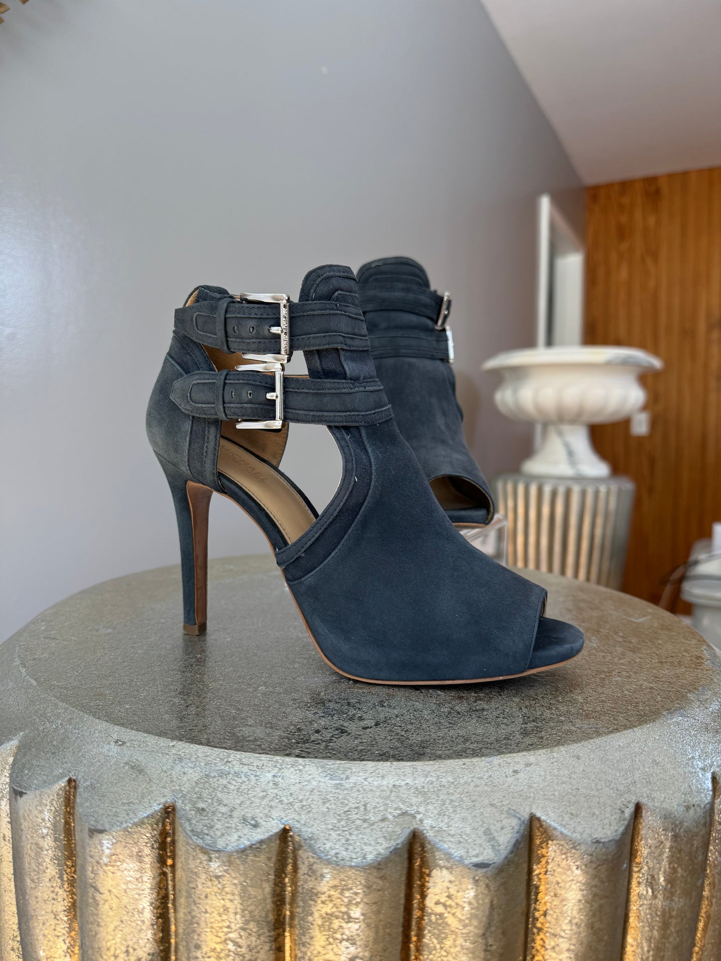 Michael Kors - Blue Blaze Open Toe Bootie