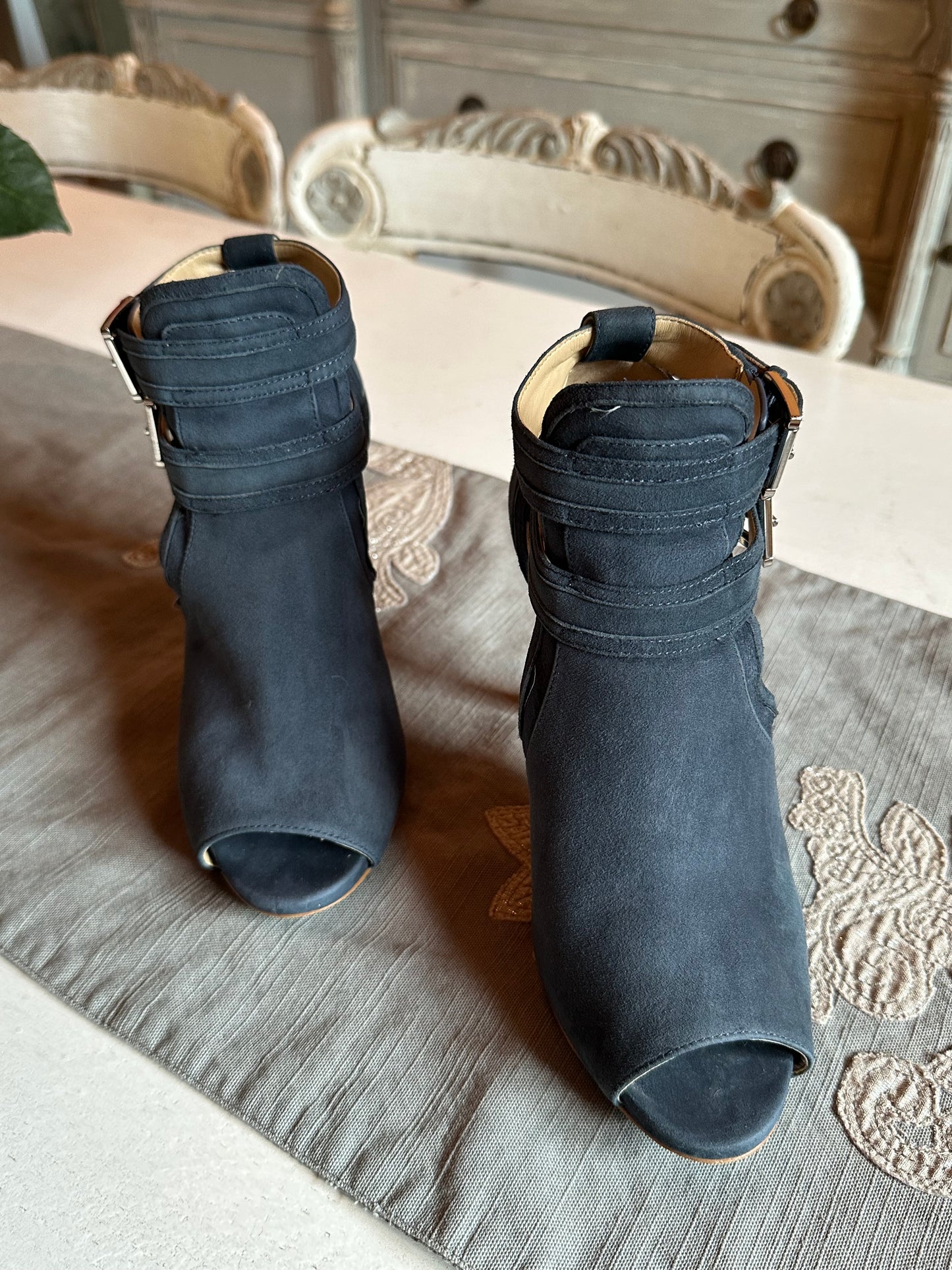 Michael Kors - Blue Blaze Open Toe Bootie