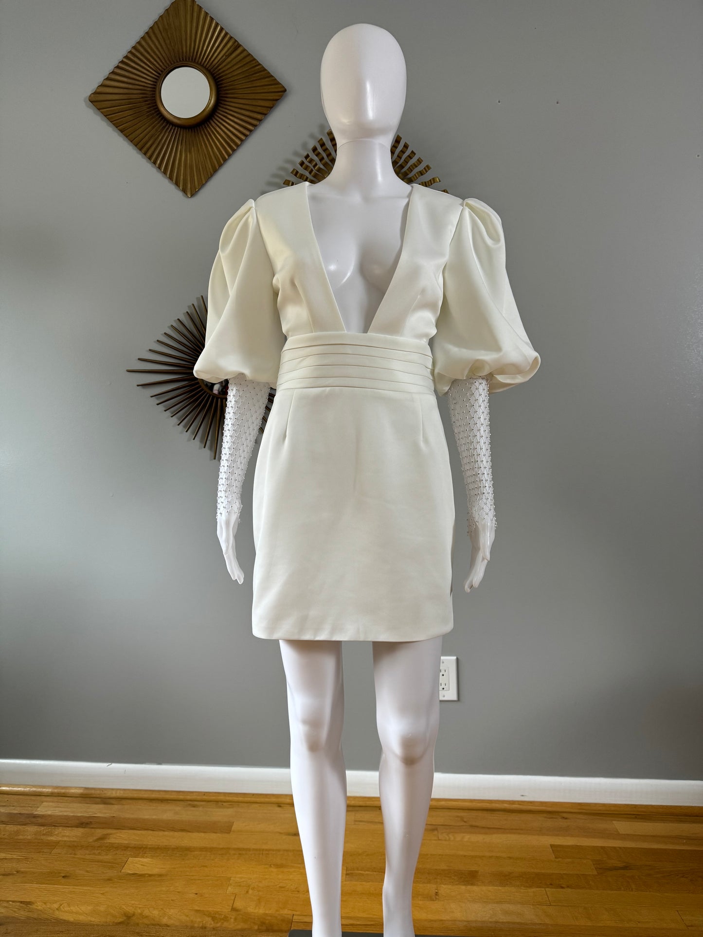POSH MIA - White Viola Dress