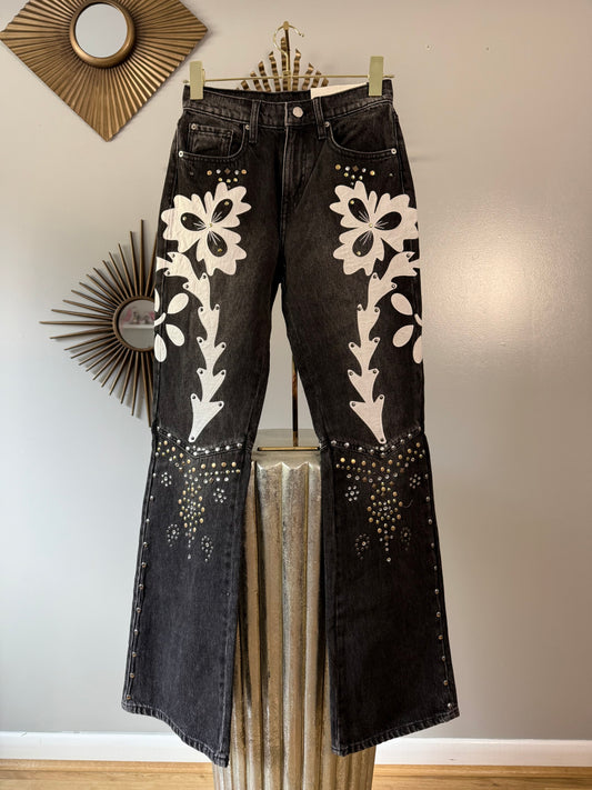 BDG - Black Western Embellished Jeans
