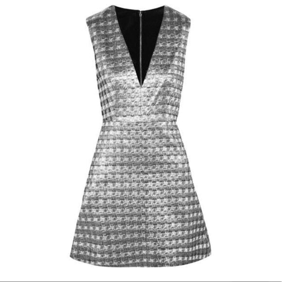 Alice + Olivia - Minivestido metálico Clara