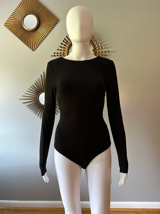 H&M - Black Crisscrossed Back Bodysuit