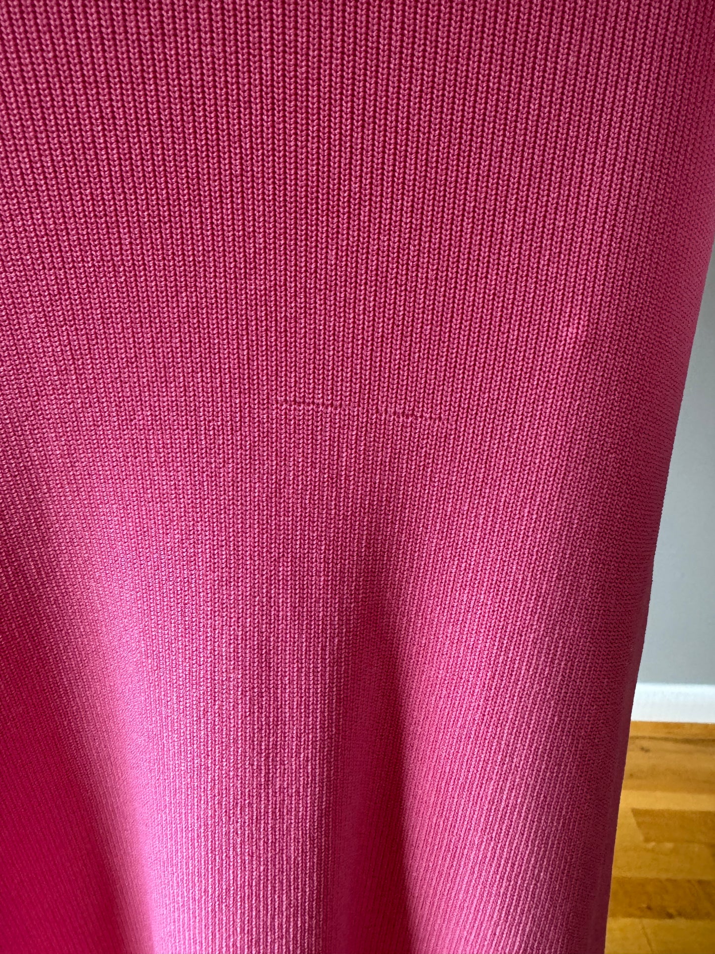 ZARA - Pink Front Keyhole Maxi Dress