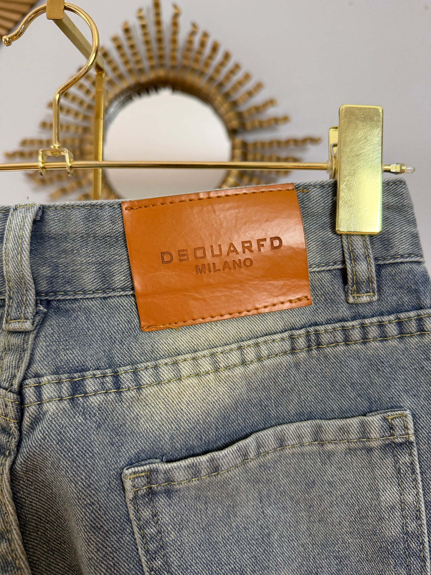 Milano - Blue Cargo High Waist Jeans