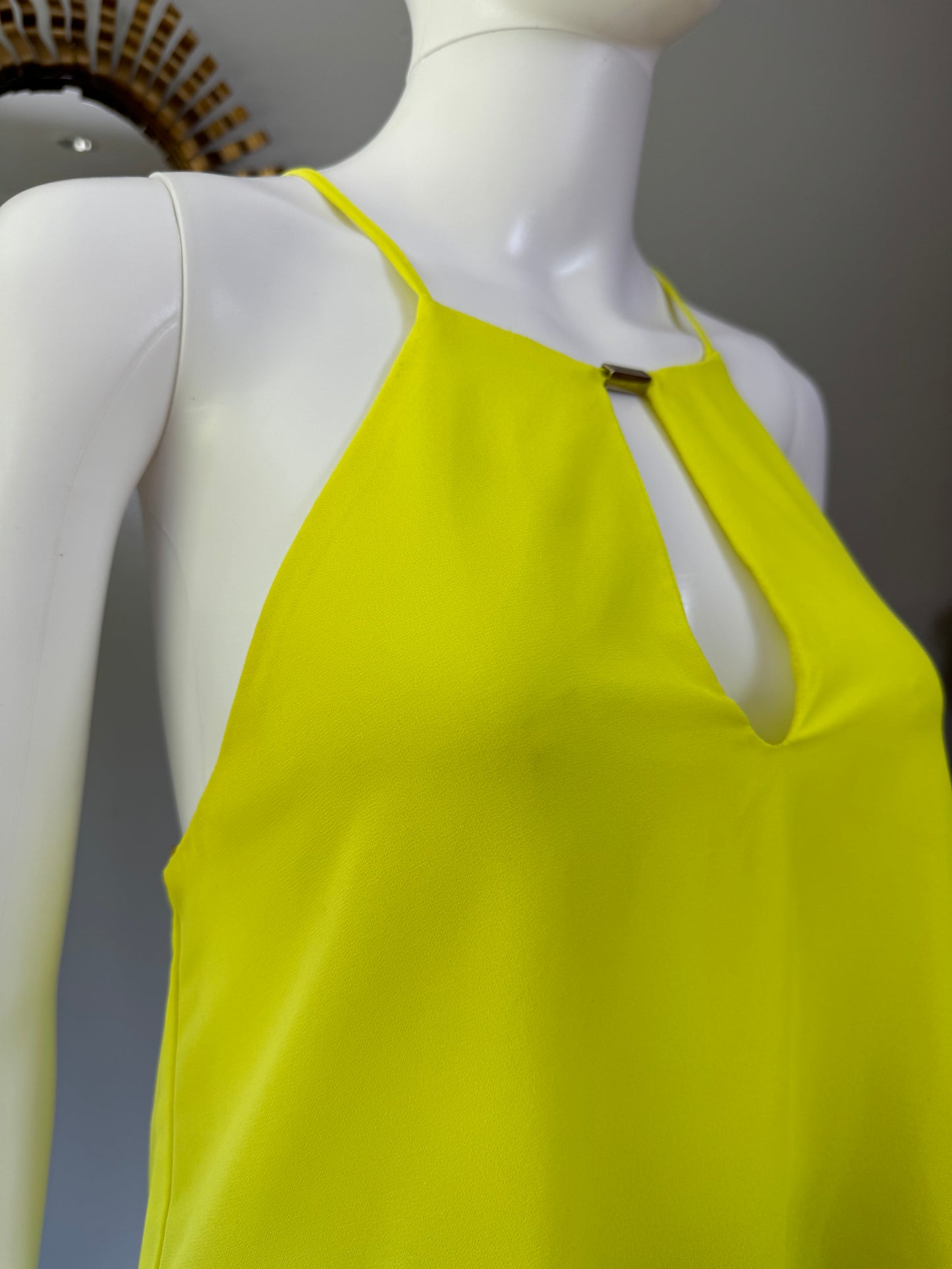 Mustard Seed - Yellow Strappy Top w/ Back Detail