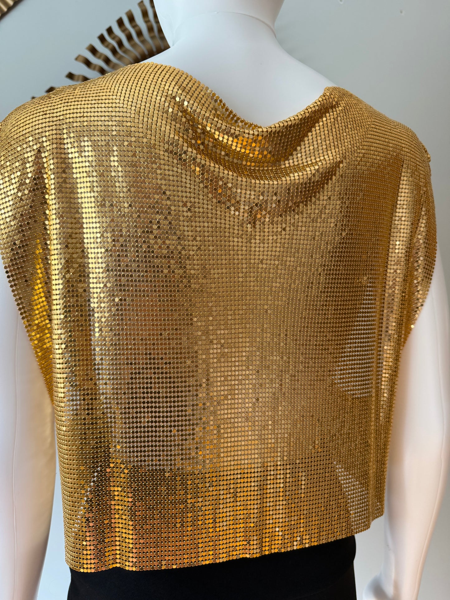 Gold Chainlink Top