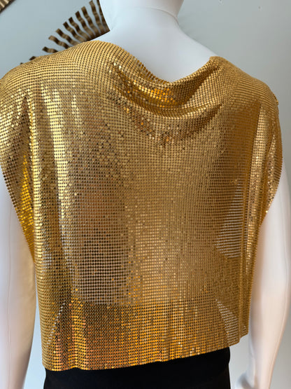 Gold Chainlink Top
