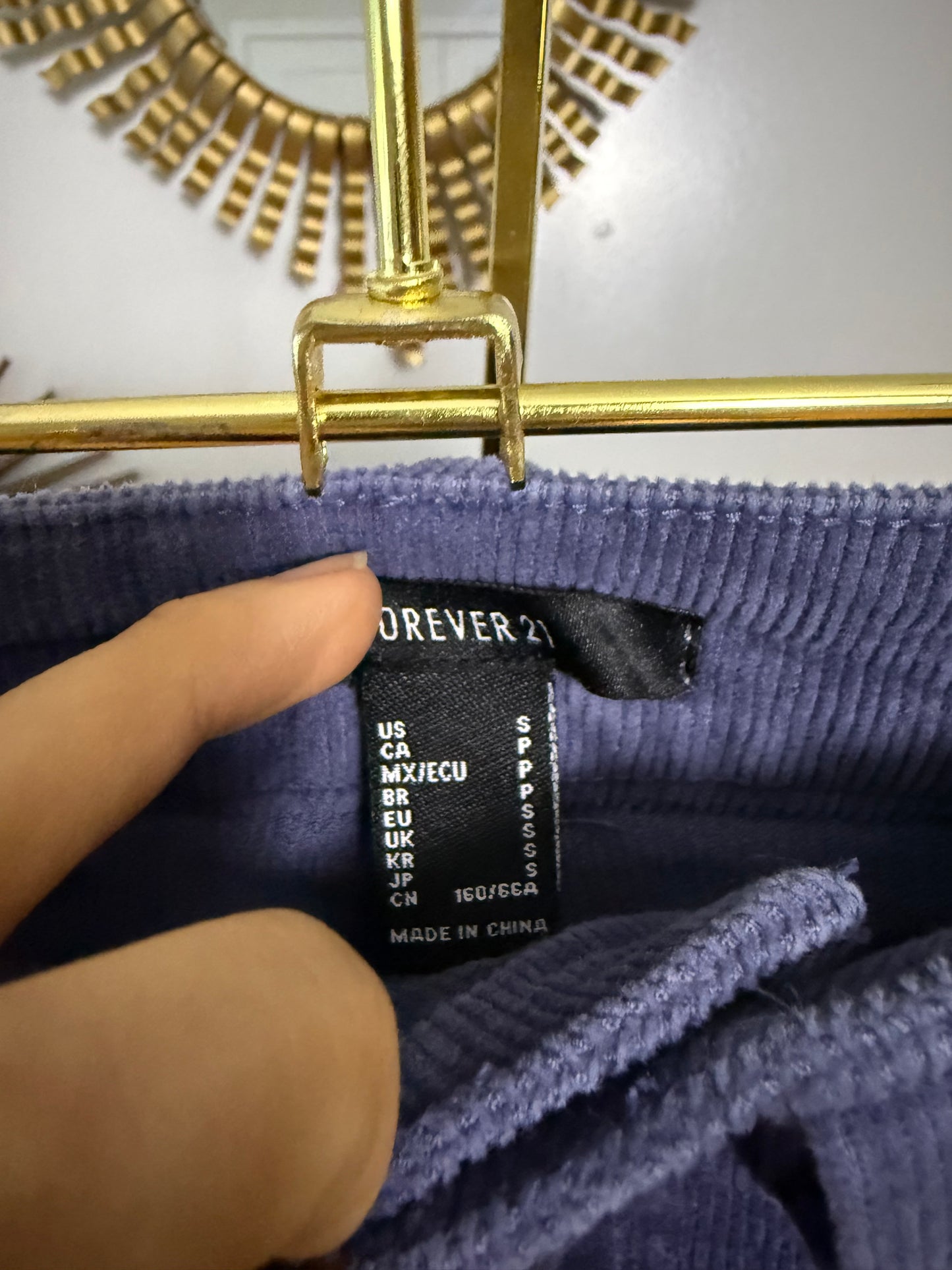 Forever 21 - Blue Corduroy Flare Pants