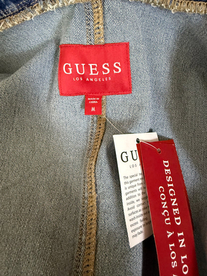 Guess - Blue Bomber Denim Jacket