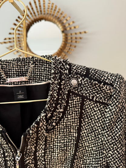 White House Black Market- Black Tweed Jacket