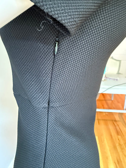 Express - Black Sheer Cutout Dress