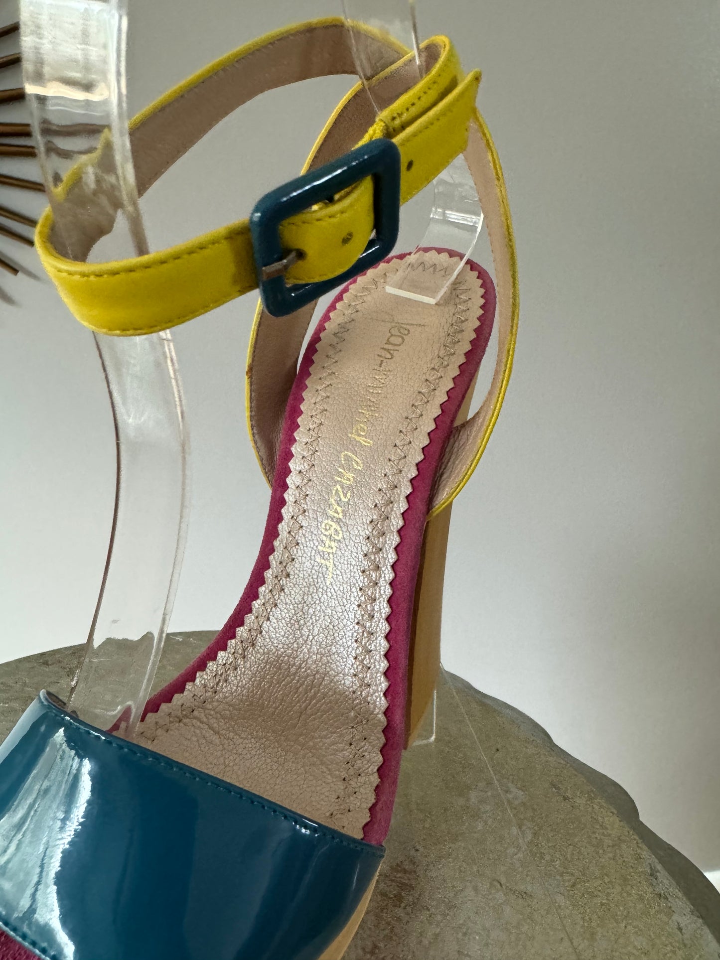 Jean-Michel Cazabat - Multicolor Block Heel Sandals