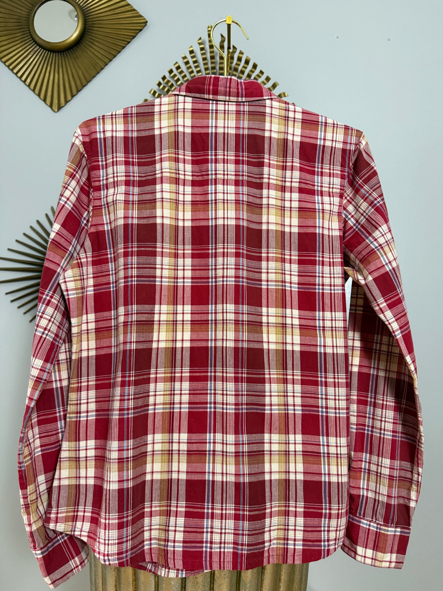 Wrangler - Red Plaid Button Down Shirt