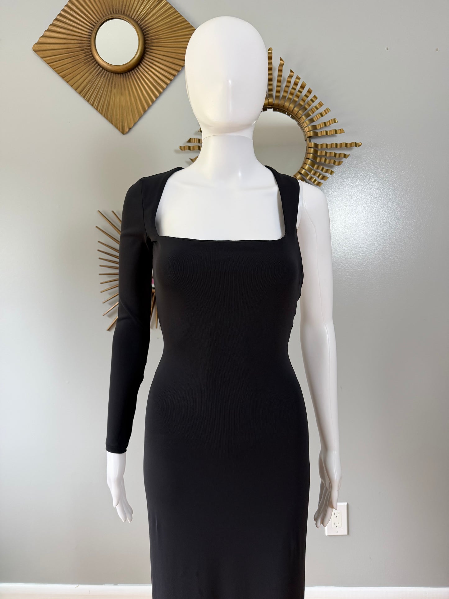 ZARA - Black Cut Out Nilit & Basf Maxi Dress