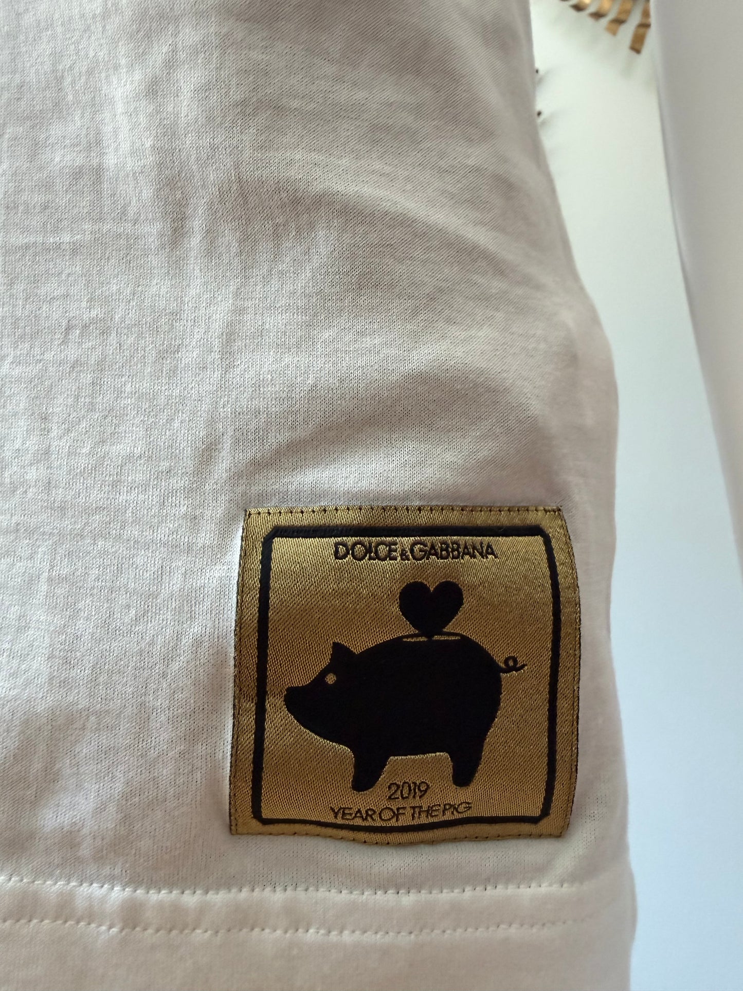 Dolce & Gabbana - White 2019 “Money Ping” T-shirt