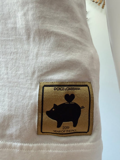 Dolce & Gabbana - White 2019 “Money Ping” T-shirt