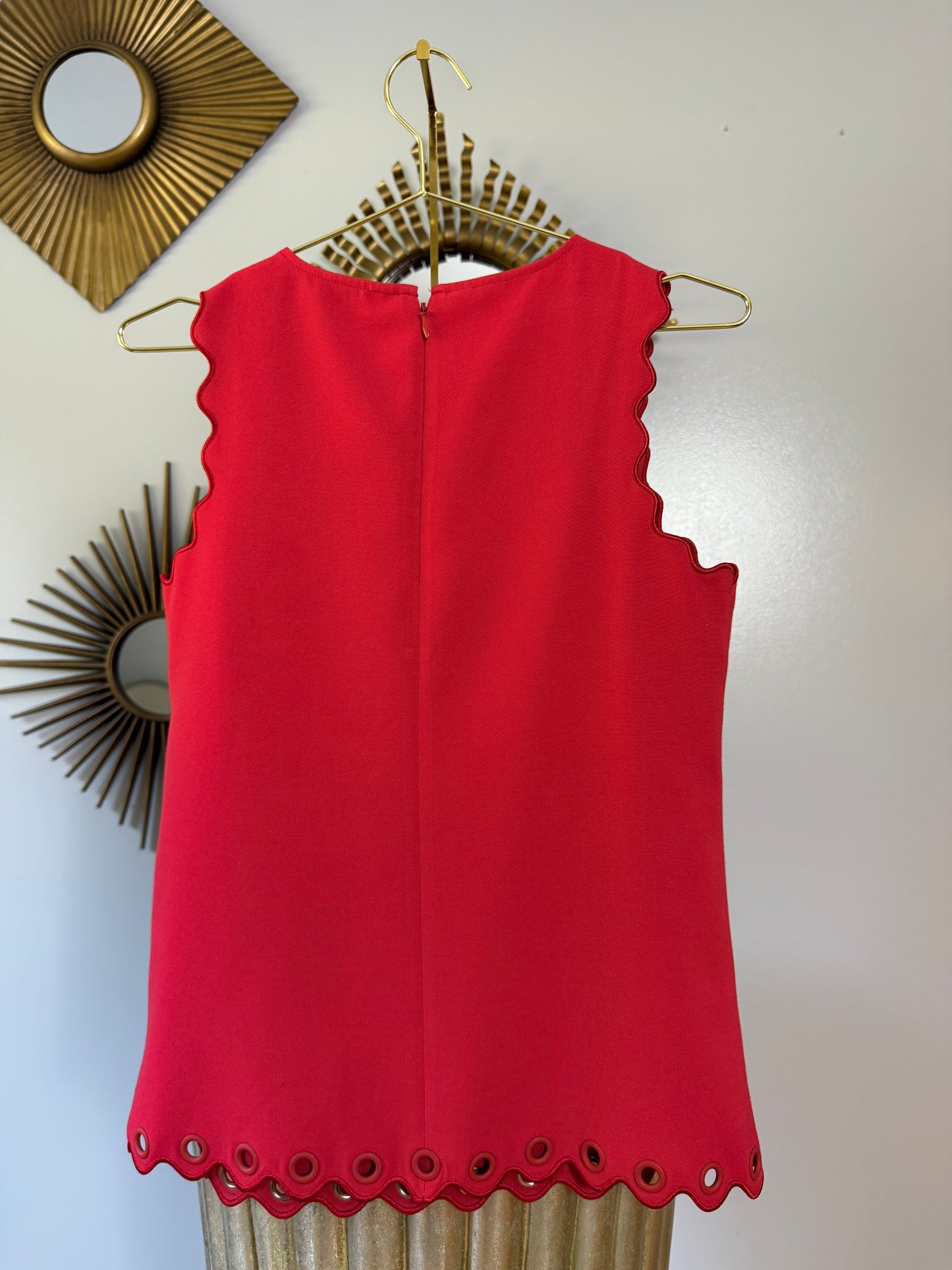 J Crew - Red Sleeveless Top