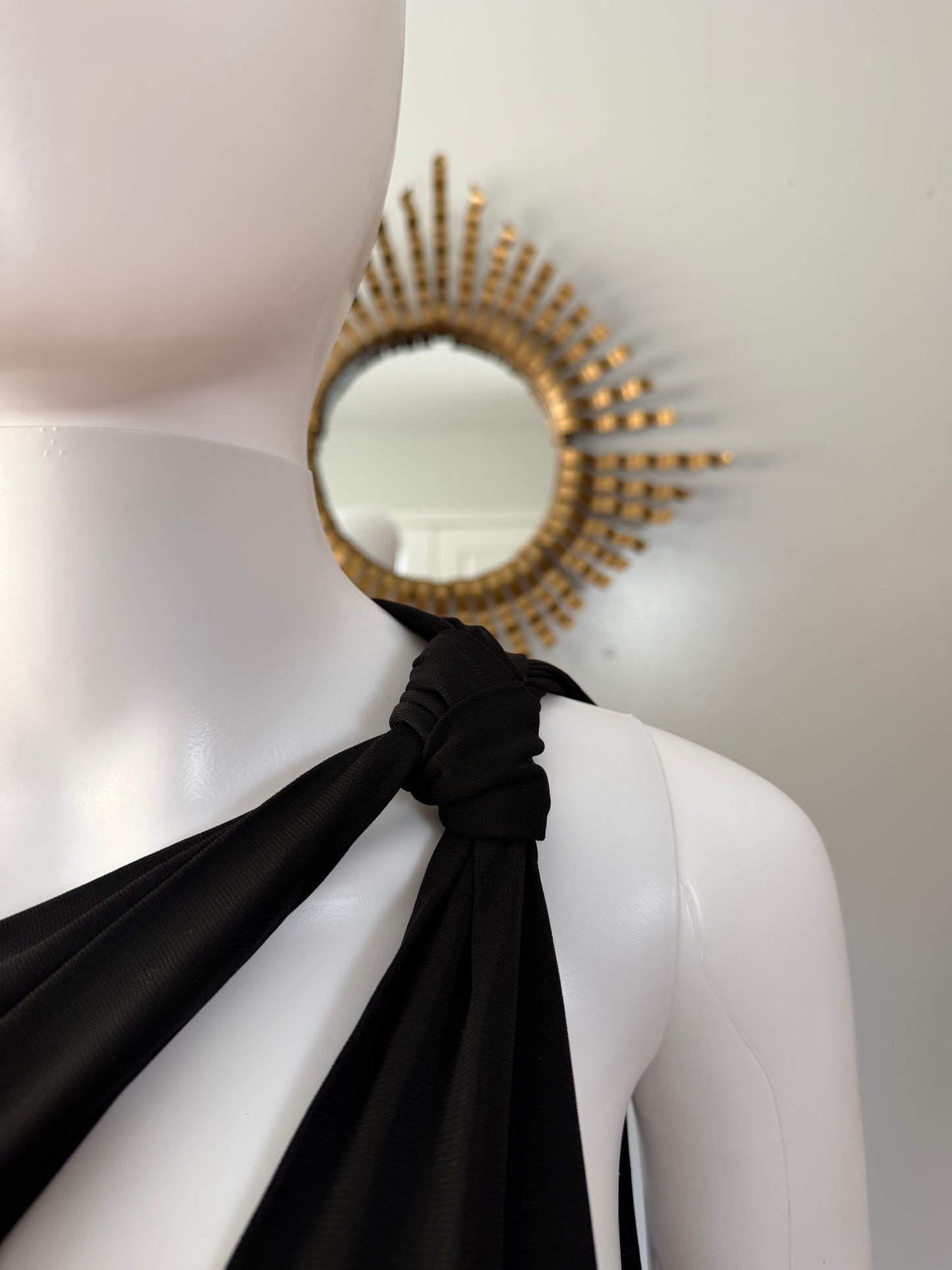 ZARA - Black One Shoulder Cutout Bodysuit