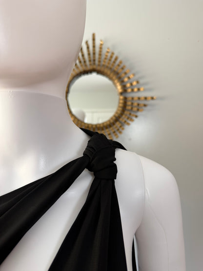 ZARA - Black One Shoulder Cutout Bodysuit