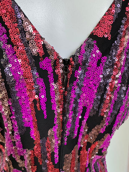 Dress the Population - Pink Zoe Sequin Dress