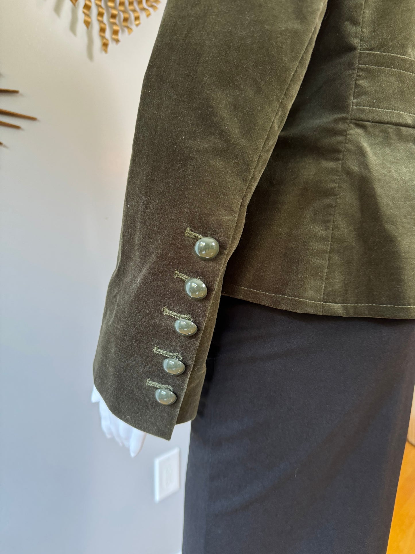 Talbots - Green Military Style Jacket