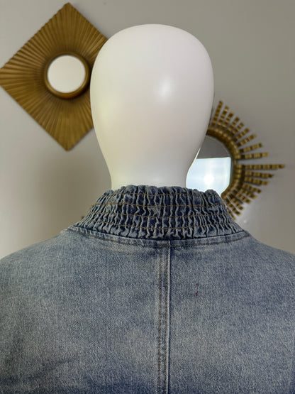 Guess - Blue Bomber Denim Jacket