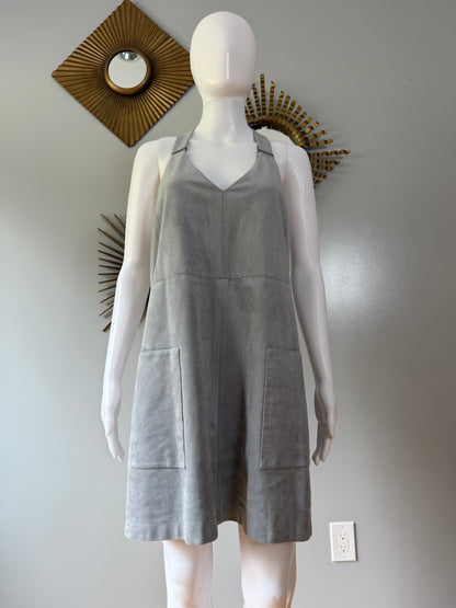 BCBGMaxAzria - Gray Abbott Sleeveless V-Neck Shift Dress