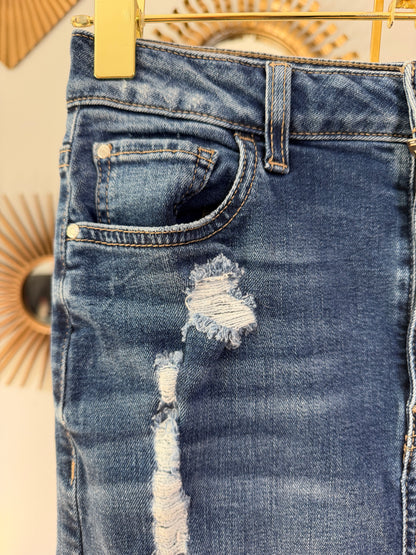 Guess - Blue Denim Pencil Skirt