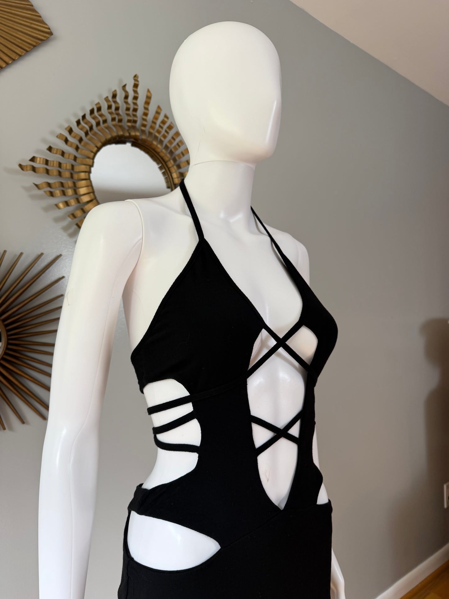 Superdown - Black Anastasia Cut out Mini Dress