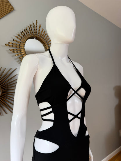 Superdown - Black Anastasia Cut out Mini Dress