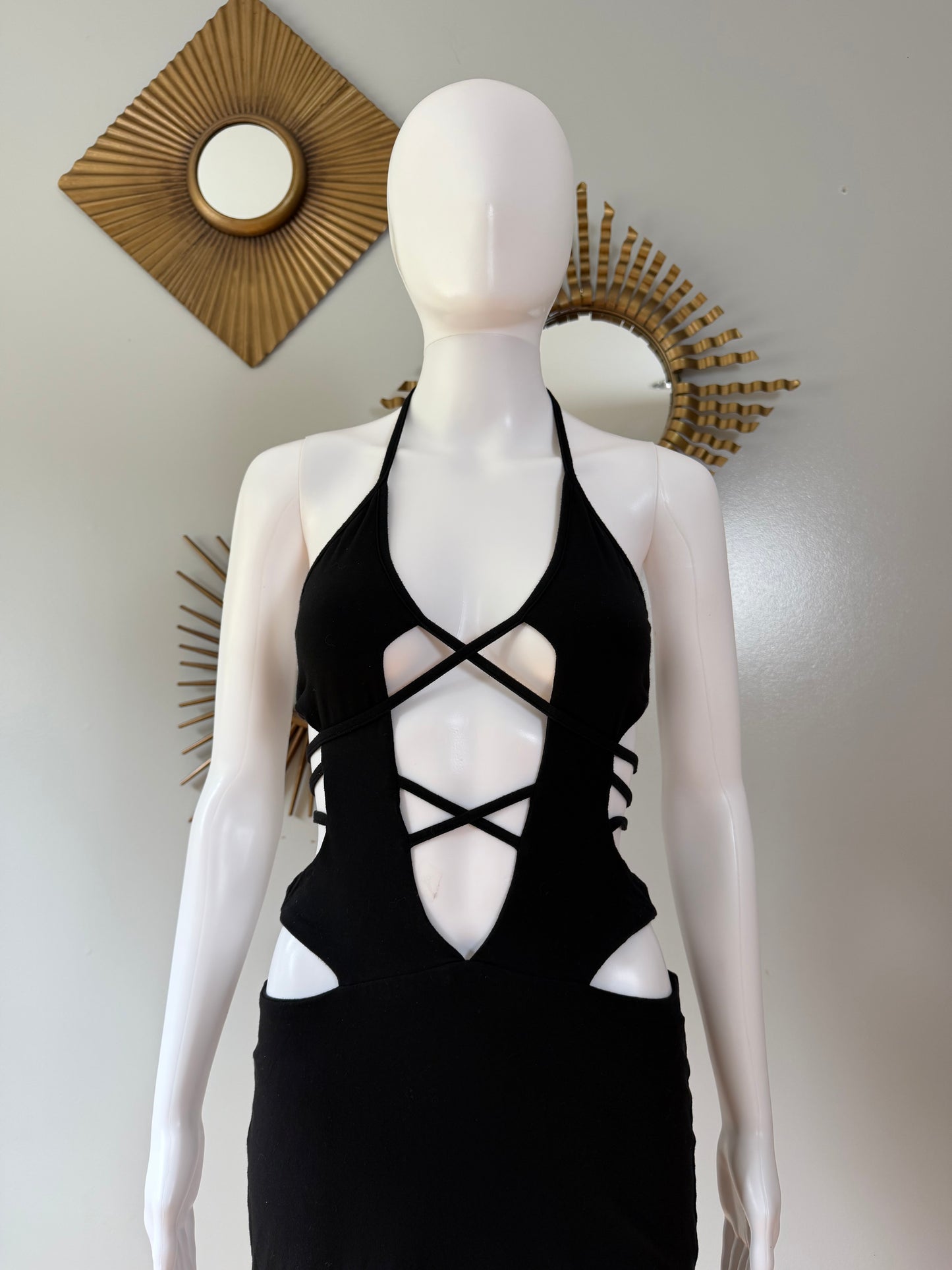 Superdown - Black Anastasia Cut out Mini Dress