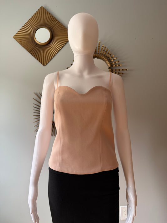 Zara - Peach Bustier Top