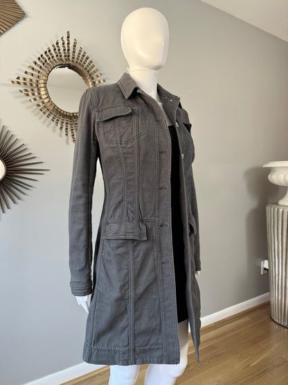 Dior - Vintage Gray Denim Long Jacket